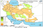 تحلیل پیش بینی هفتگی بارش کشور بر مبنای نقشه های احتمالاتی از ۱۸ تیر ماه تا ۲۸ مرداد ماه سال ۱۴۰۳