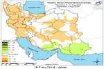 تحلیل پیش بینی هفتگی بارش کشور بر مبنای نقشه های احتمالاتی از ۱۵ مرداد ماه تا ۲۵ شهریور ماه سال ۱۴۰۳